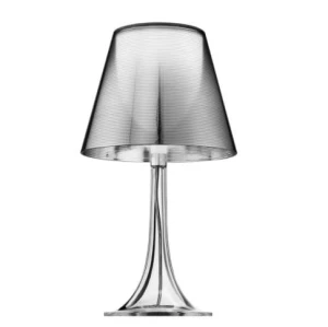 TOKYO transparentna lampa biurkowa w nowoczesnym stylu wysokość 44cm