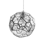 Diamenty COOGEE CHROM 30cm srebrna lampa pajęczyna