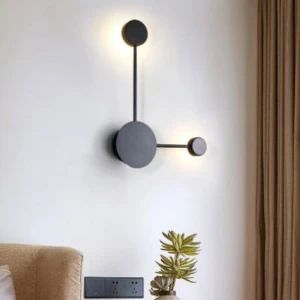 Kropki Kreski czarna lampa.JPG
