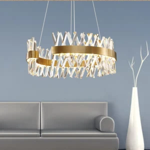 złoty żyrandol Monte Carlo okrągła lampa złota 60cm 11530 (3).jpg