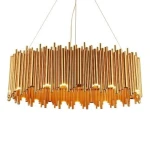 Złota Lampa  ART Deco Munspel Gold Harmony 60cm  10959