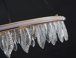 Lampa Organic vildevik kryształowe liście złota lampa led  22793 (1).jpg