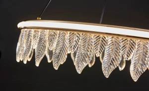 Lampa Organic vildevik kryształowe liście złota lampa led  22793 (4).jpg