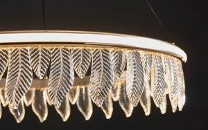 Lampa Organic vildevik kryształowe liście złota lampa led  22793 (6).jpg
