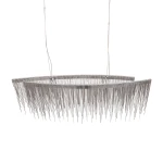 Fontanna SILVER Avenue podwójny żyrandol srebrne łańcuszki  100cm  11911 