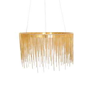 Fontanna GOLD Avenue żyrandol złote łańcuszki   Ø60cm  11909