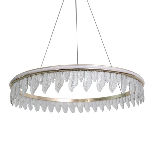 Lampa Organic vildevik kryształowe liście złota lampa led  22793 02.jpg