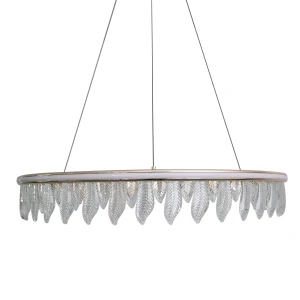 Lampa Organic vildevik kryształowe liście złota lampa led  22793 03.jpg