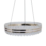 Złota lampa  RING Medusa z kryształami w kształcie meduzy 60cm 22797